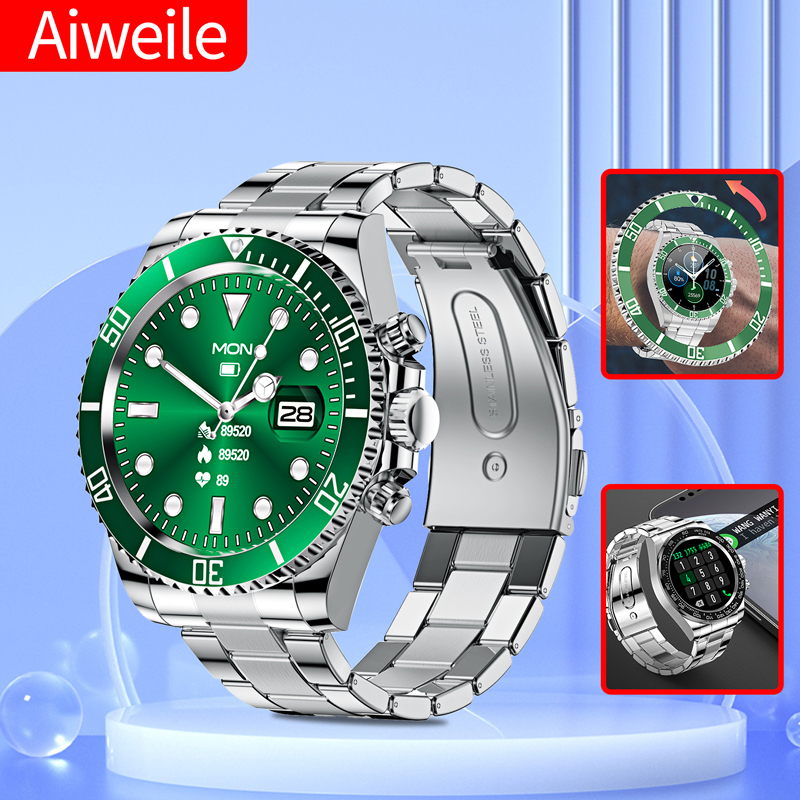 Korean Men Lifestyle - Aiweile-AW12 relógio inteligente de luxo para
