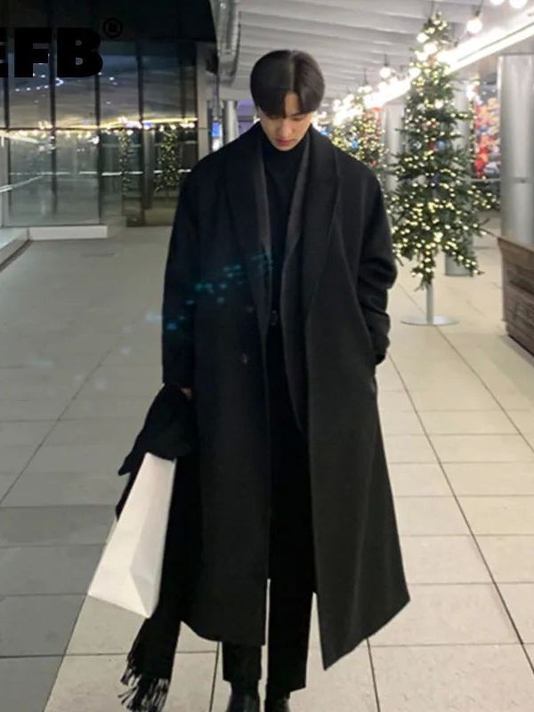 Korean Girls Lifestyle - Casaco Masculino Estilo Coreano Solto e