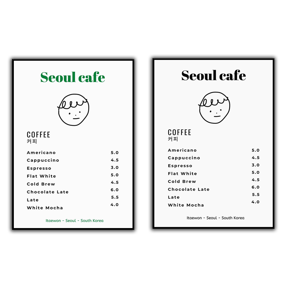 South Korea Lifestyle - Seul café impressão arte da parede