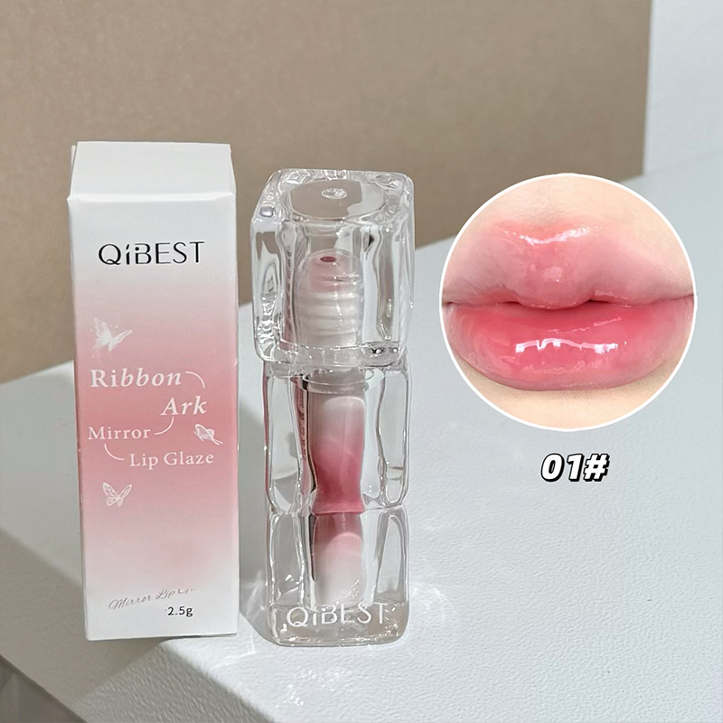 Lip Tint Korean - Qibest beleza suco lábio esmalte goma
