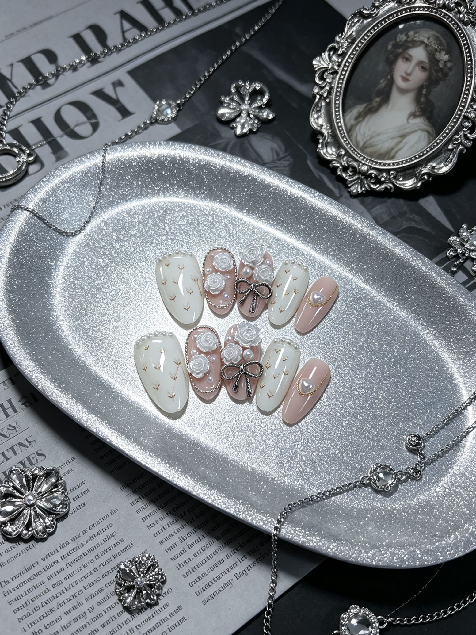 10 Peças de Unhas em Formato d - Korean Girls Lifestyle avaliação e preço