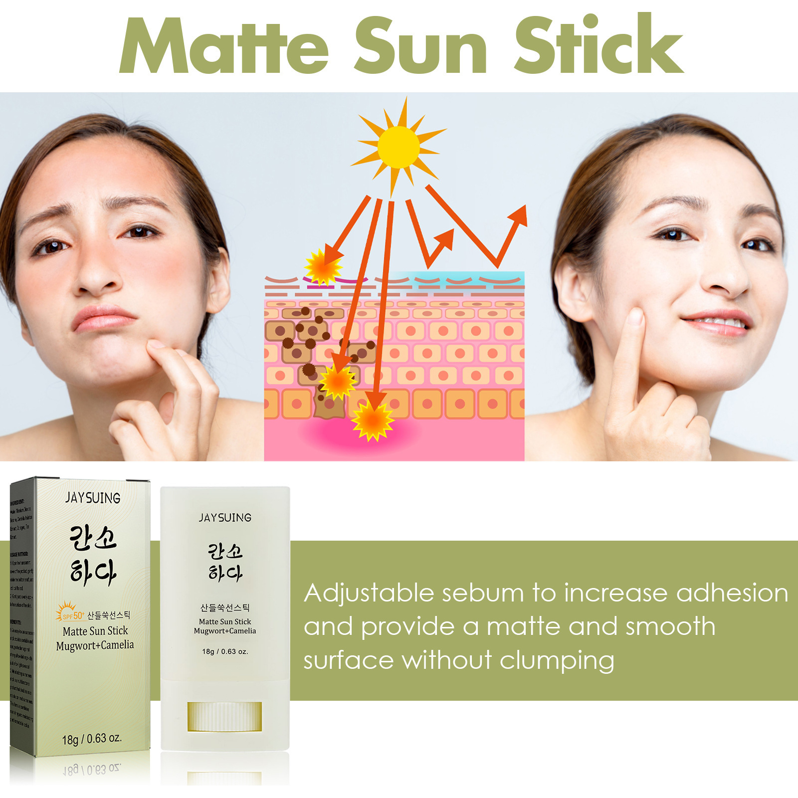 Protetor Solar em Bastão JAYSU - Sunstick Korean Spf avaliação e preço