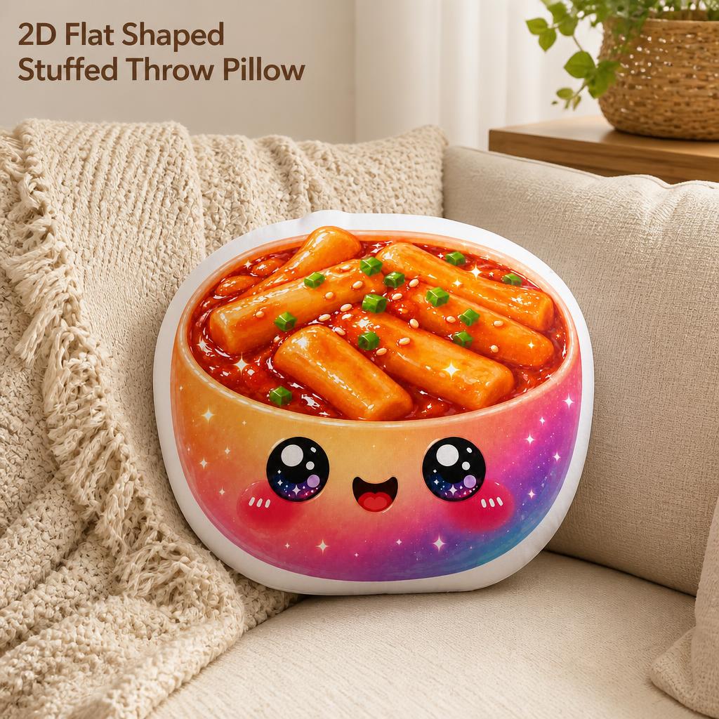 Almofada de Pelúcia Tteokbokki - Tteokbokki Rice Cake avaliação e preço