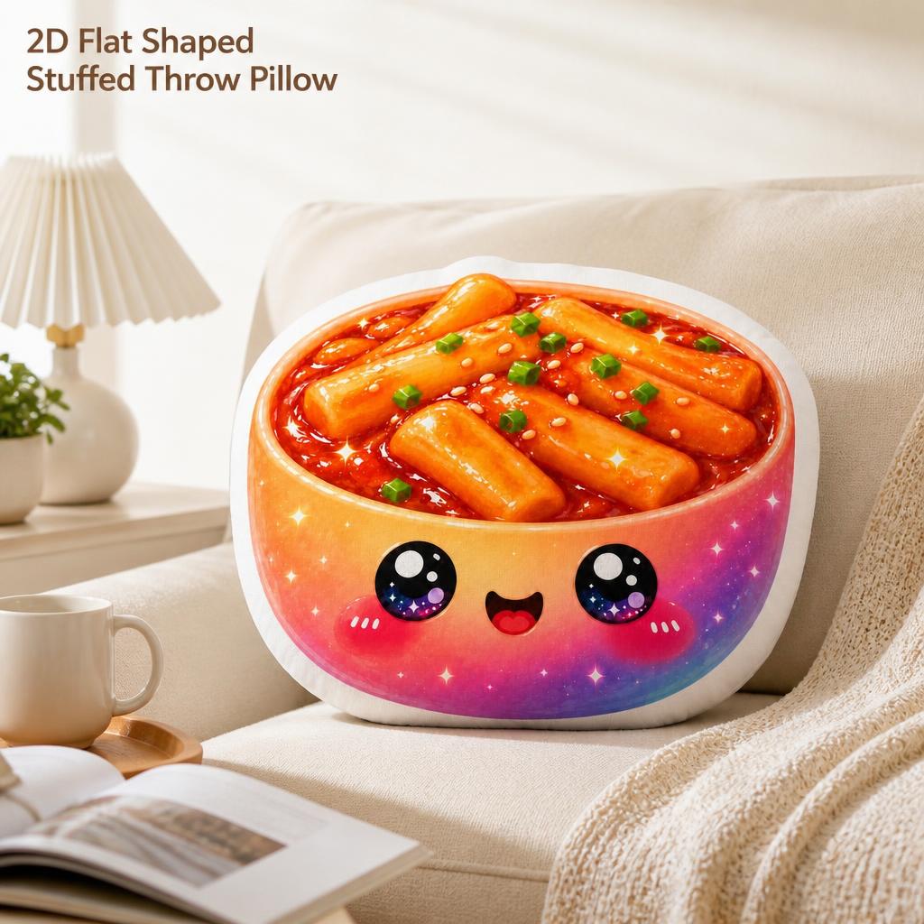 Almofada de Pelúcia Tteokbokki - Tteokbokki Rice Cake avaliação e preço