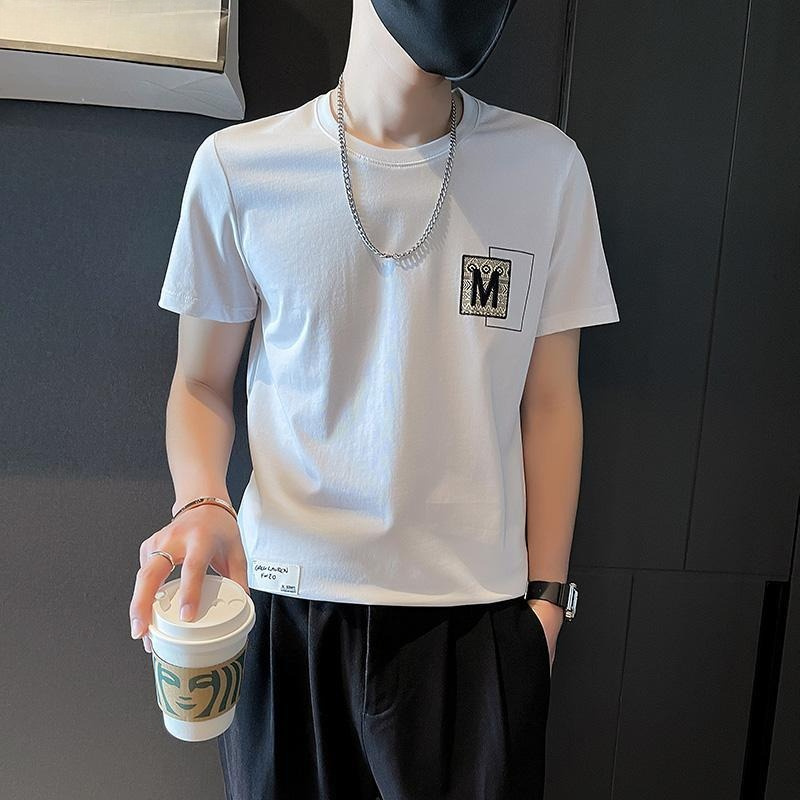 Camiseta Masculina de Manga Cu - Korean Men Lifestyle avaliação e preço