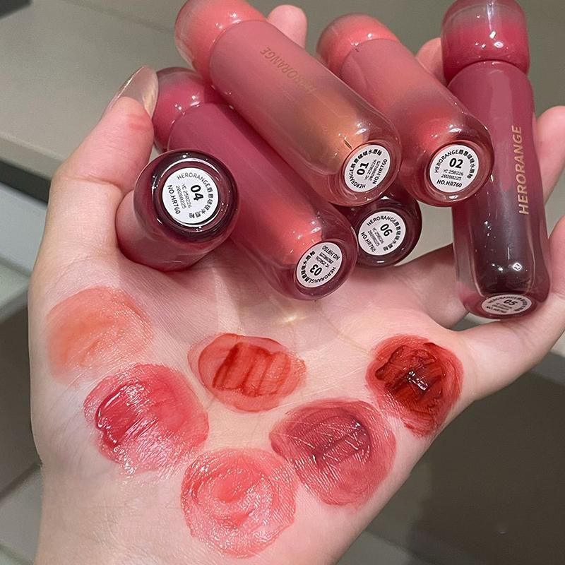 HERORANGE Lip Glaze Mirror Wat - Lip Tint Korean avaliação e preço