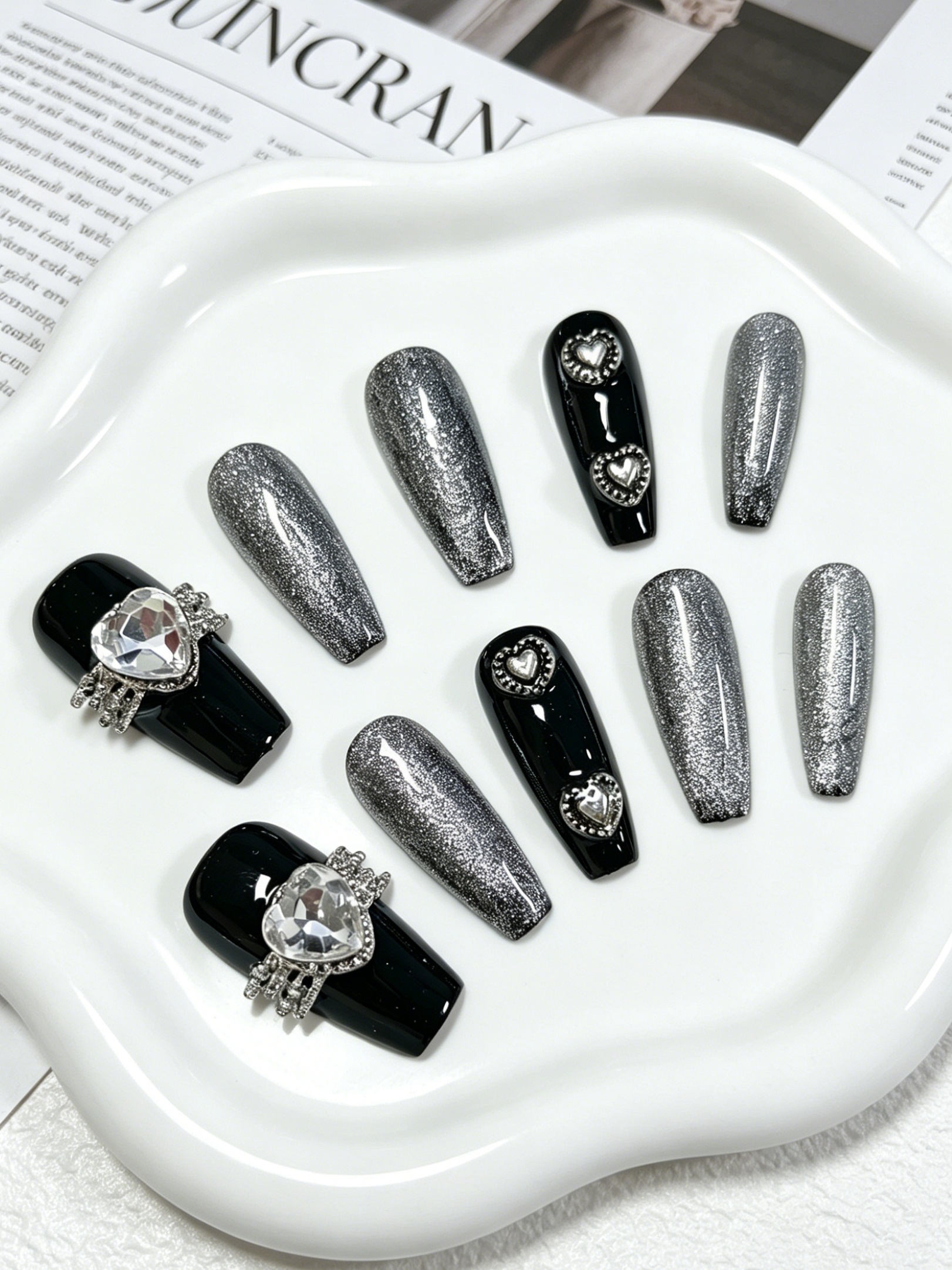 10 Unhas Postiças Trapezoidais - Korean Girls Lifestyle avaliação e preço