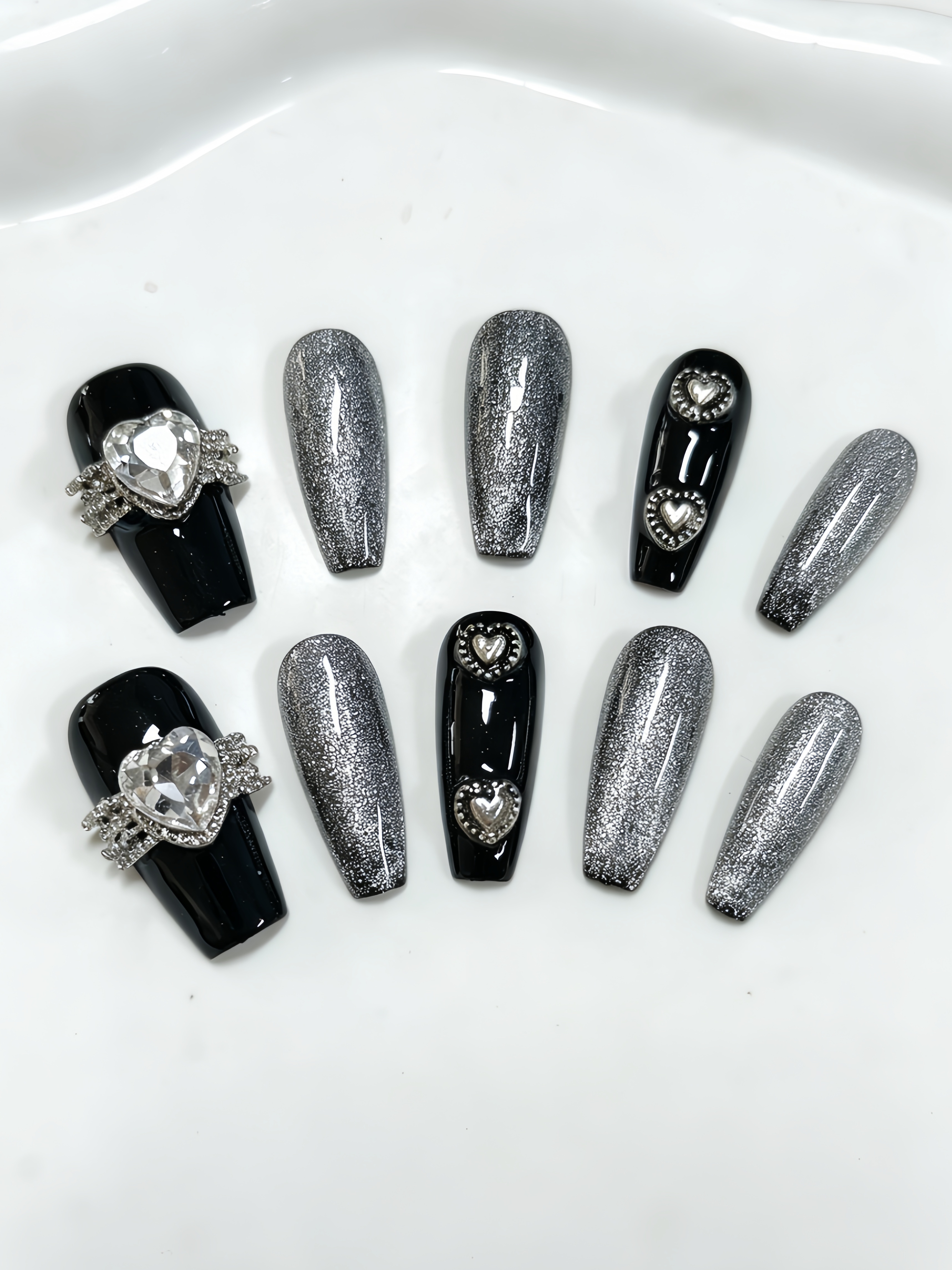10 Unhas Postiças Trapezoidais - Korean Girls Lifestyle avaliação e preço