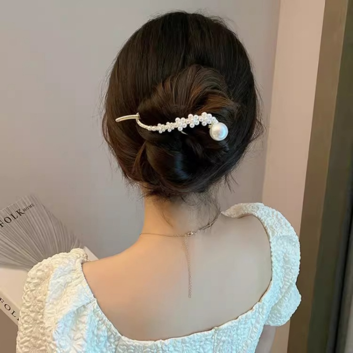Elegante glitter pérola grampo - Korean Lifestyle & Kids Boutique avaliação e preço