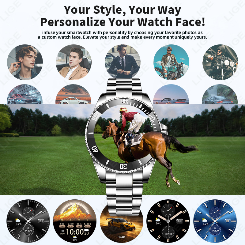 Relógio inteligente LIGE de lu - Korean Men Lifestyle avaliação e preço