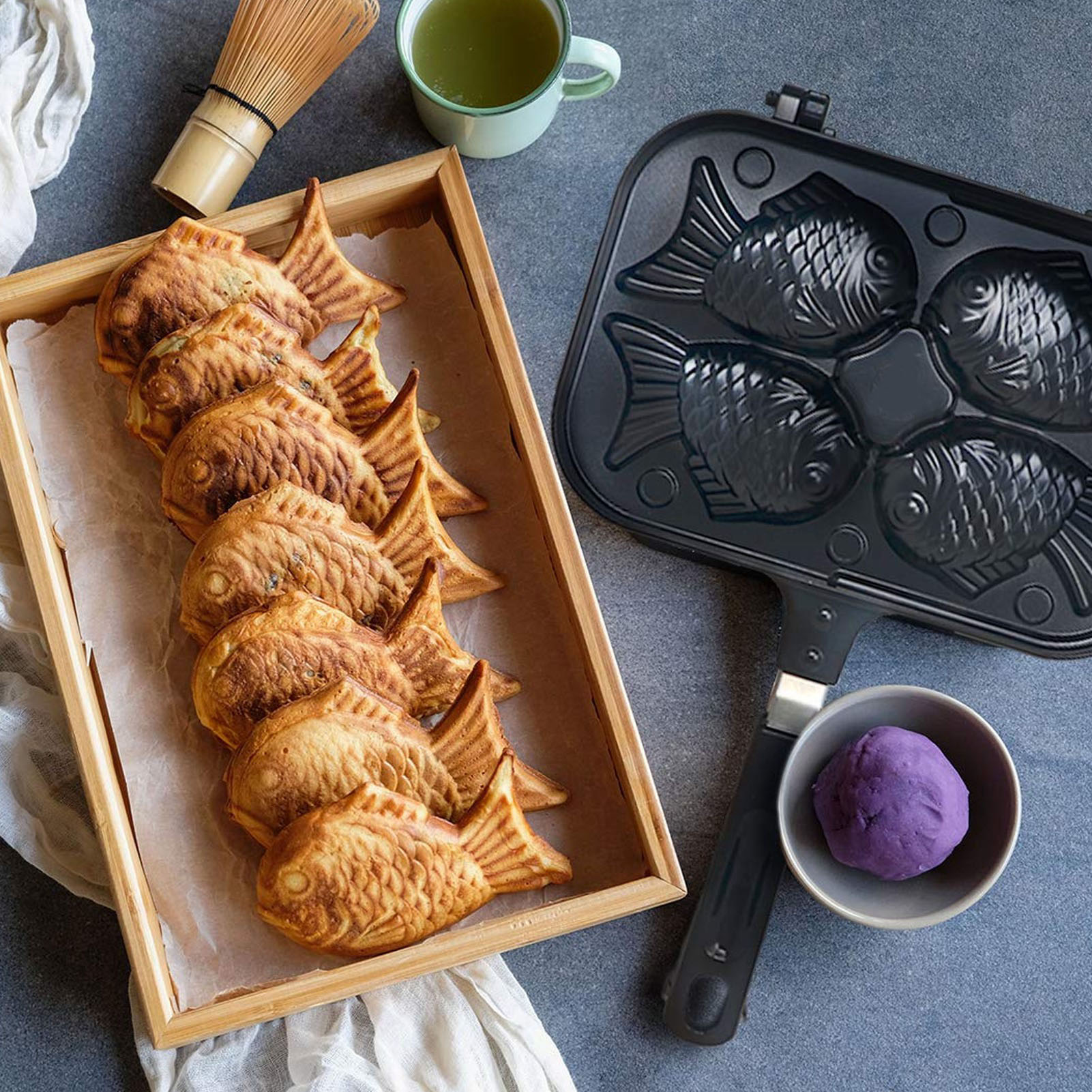 Japonês Taiyaki Duplo Peixe Em - Tteokbokki Rice Cake avaliação e preço