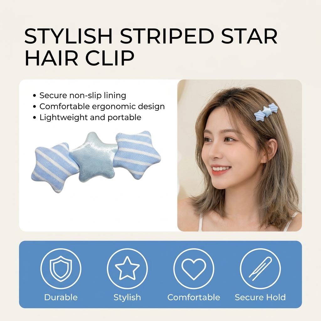 Presilha de cabelo em formato  - Korean Girls Lifestyle avaliação e preço