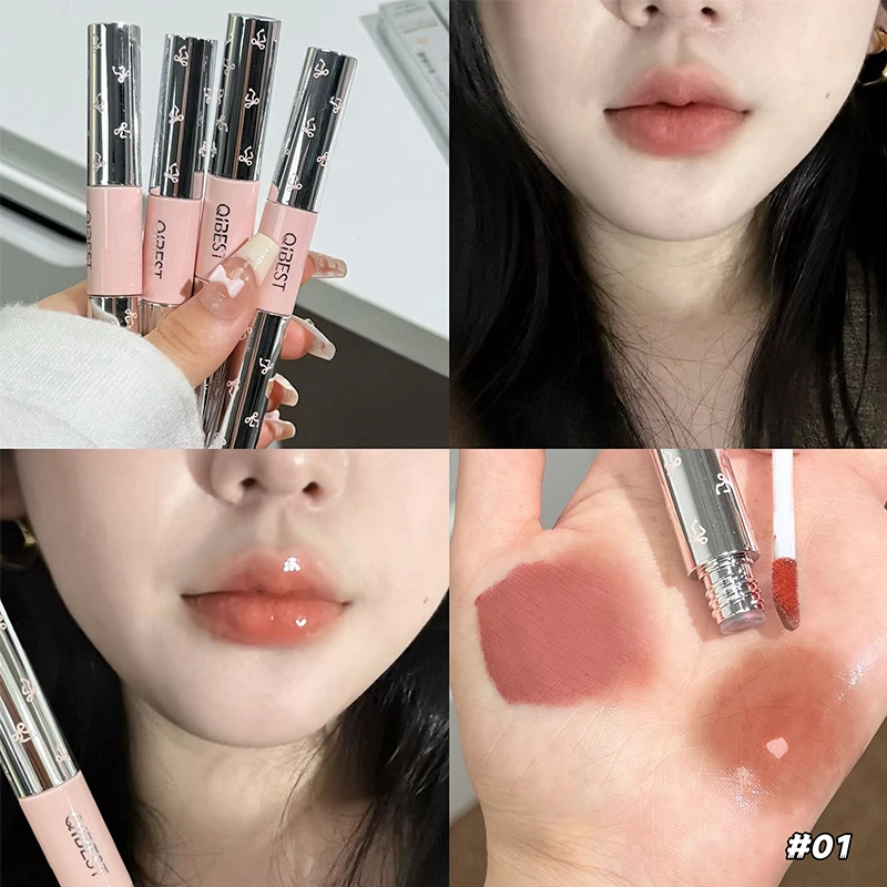 Qibest batom líquido de ponta  - Lip Tint Korean avaliação e preço