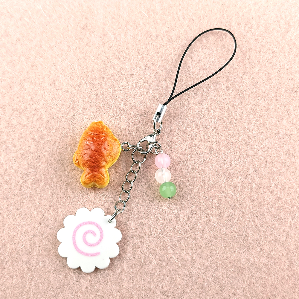 Cordão de celular com tema de  - Tteokbokki Rice Cake avaliação e preço