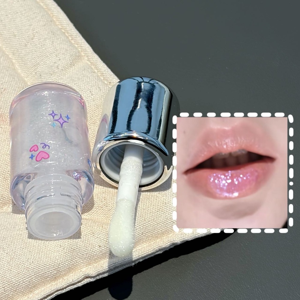 Gloss Labial Azul Bebê Cintila - Lip Tint Korean avaliação e preço
