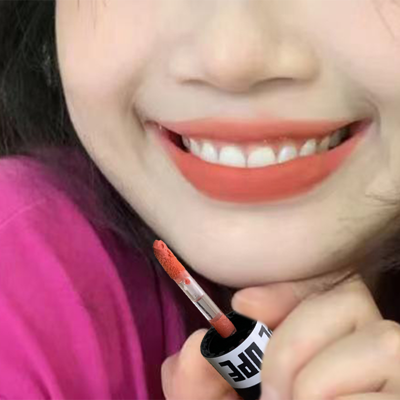 1pc rosa vermelho fosco veludo - Lip Tint Korean avaliação e preço