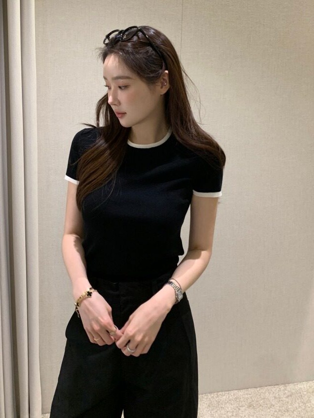Suéter de Malha Fino com Bloco - Korean Lifestyle & Kids Boutique avaliação e preço