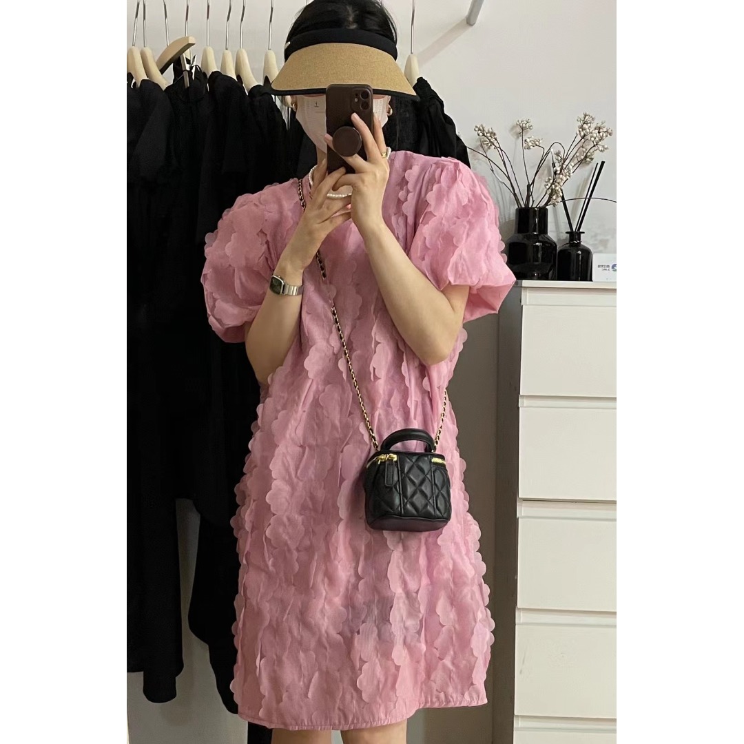 Vestido Floral com Manga Bufan - Korean Lifestyle & Kids Boutique avaliação e preço