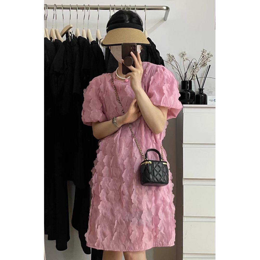 Vestido Floral com Manga Bufan - Korean Lifestyle & Kids Boutique avaliação e preço